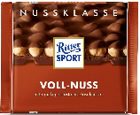 Ritter Sport Voll-Nuss / Whole nut 100g