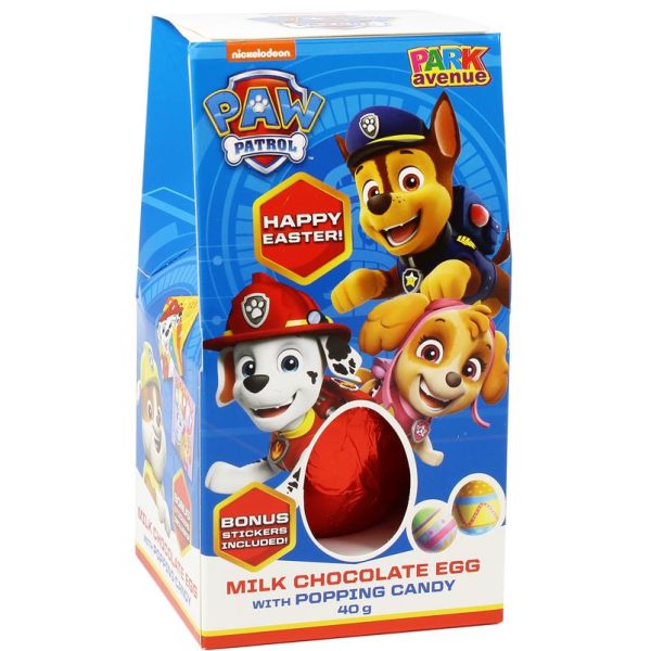Paw Patrol Popping Candy Egg with Sticker 40g