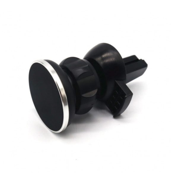 Round Shape Magnetic Suction Bracket (Air outlet type) Black