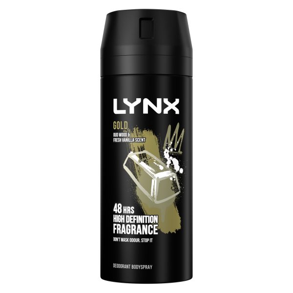 Lynx Gold Deodorant - Body Spray - 97g/150ml