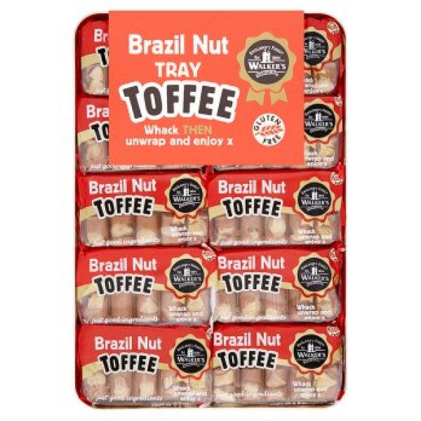 Walker's Nonsuch Brazil Nut Toffee bar 100g