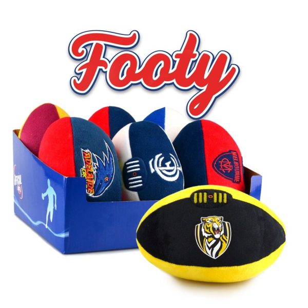AFL 18cm Footy Plush - WA Pack