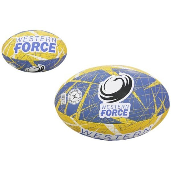 Rugby Ball Size 5 - Gilbert West Force