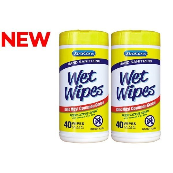 Xtracare Canister Hand Sanitizing Wet Wipes