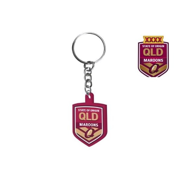 Queensland Maroons Logo Key Ring
