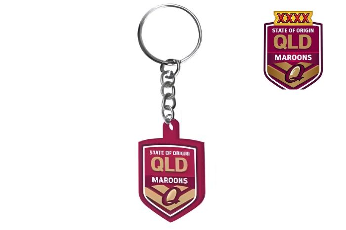Queensland Maroons Logo Key Ring