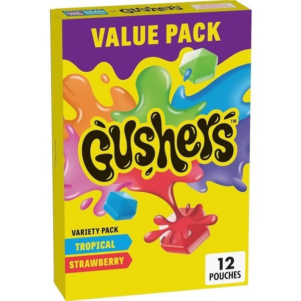 Gushers Variety Pack Tropical & Strawberry 9.6oz(272g)