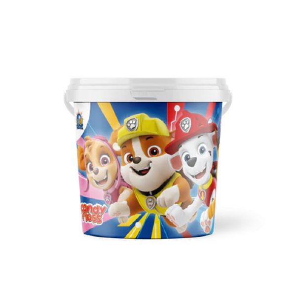 Candy Floss Paw Patrol bucket 50g