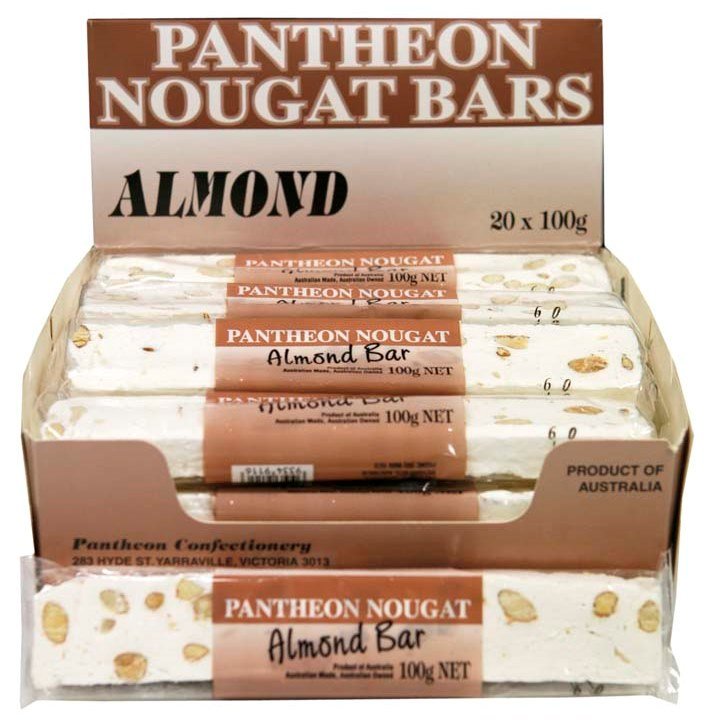 Almond Nougat Bar 100g