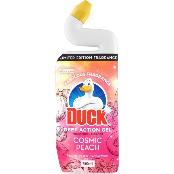 Duck Deep Action Gel Toilet Cleaner Cosmic Peach - 750ml