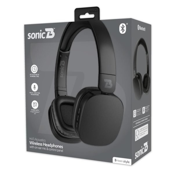SonicB Keen Wireless Bluetooth Headphones - Assorted