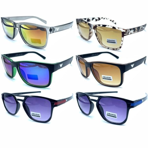 AM Sports Fashion Sunglasses 3 Styles Assorted