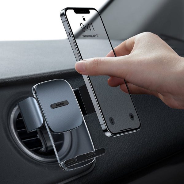 Baseus Easy Control Clamp Car Mount Holder (Air Outlet Version) Black
