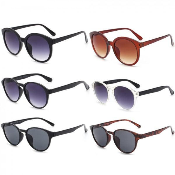 Paris Collection Fashion Plastic Sunglasses 3 Styles