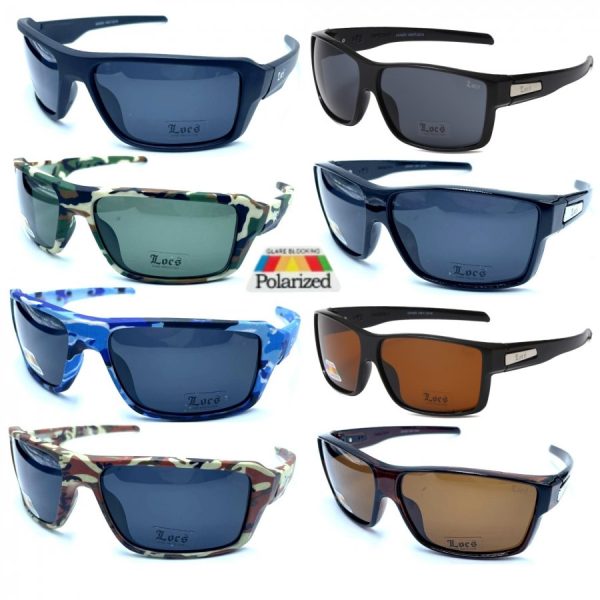 Locs Polarized Sunglasses 2 Style Asst - Design 2
