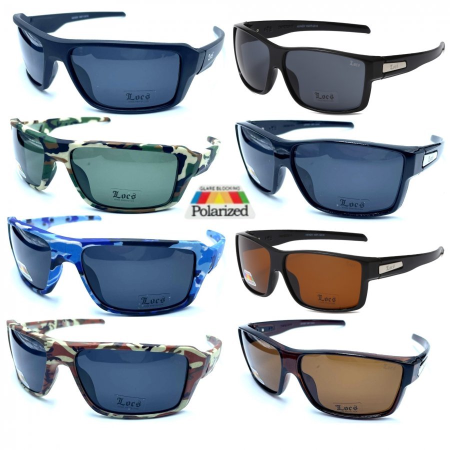 Locs Polarized Sunglasses 2 Style Asst - Design 2