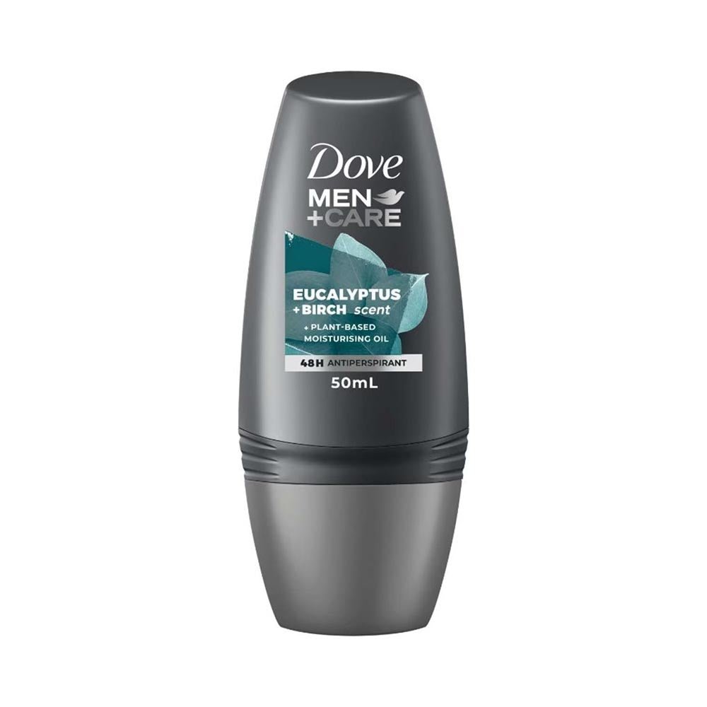 Dove Men+Care Antiperspirant Roll-On Deodorant Eucalyptus & Birch 50mL