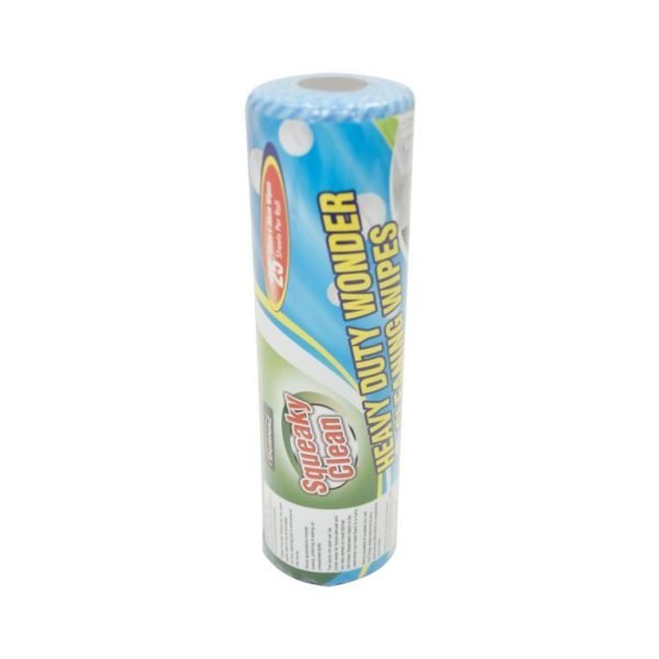 Squeaky Clean Wonder Cleaning Wipe Roll - 25PK