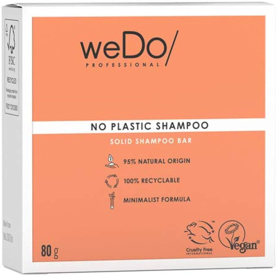 Wedo Professional 80g No Plastic Shampoo Bar