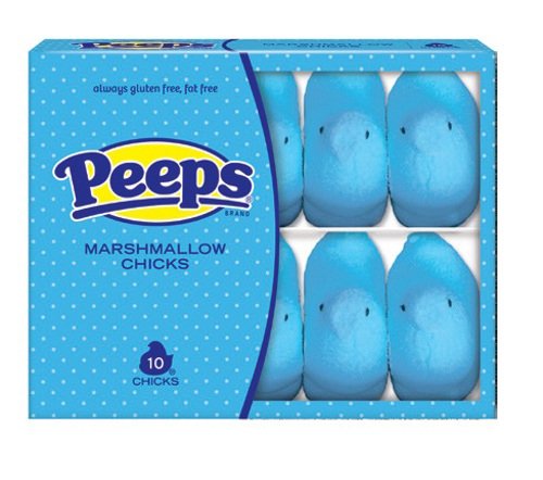 Peeps Marshmallow Chicks - Blue 3oz(85g)