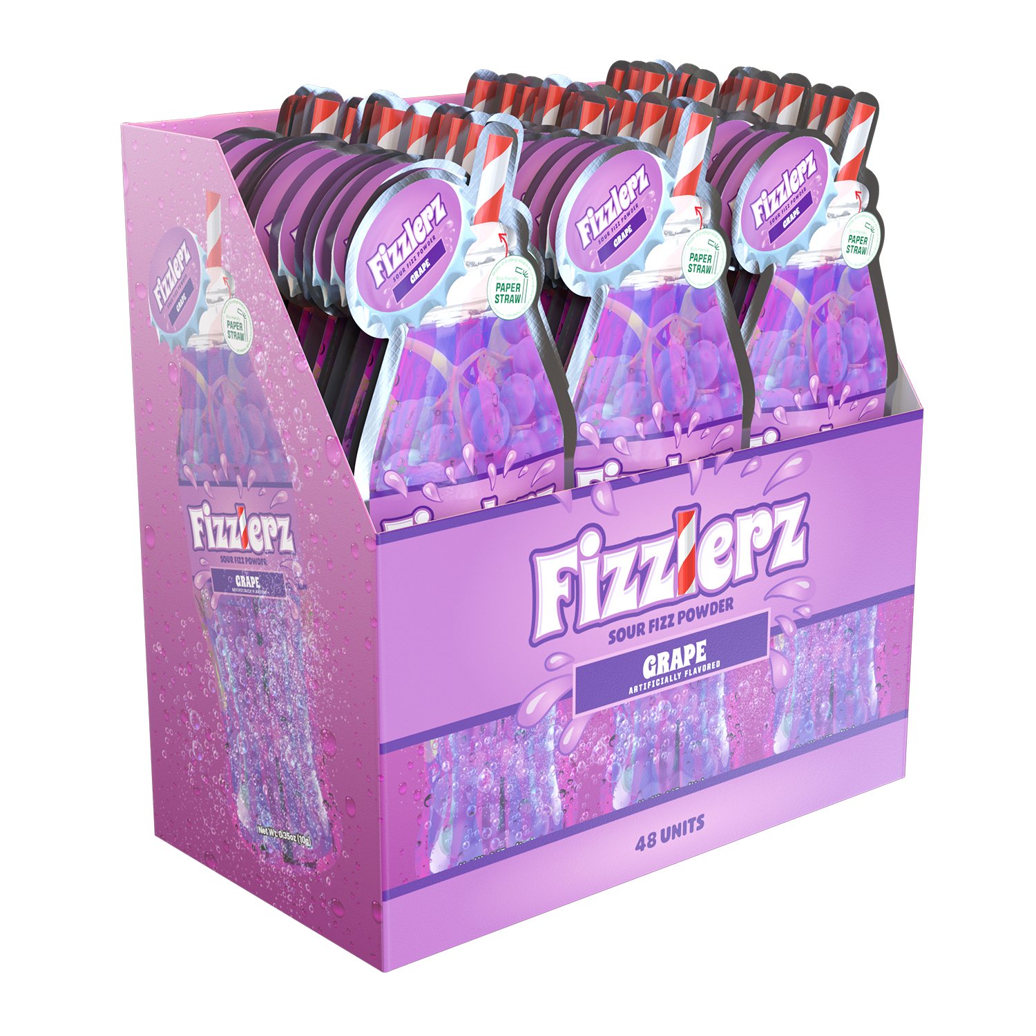 Fizzlerz Sour Fizz Powder Grape 10g
