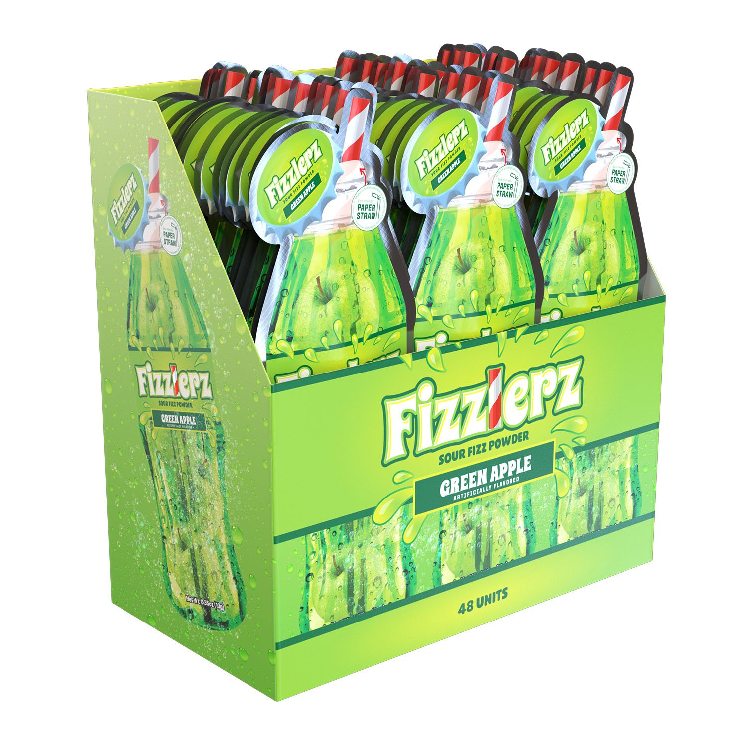 Fizzlerz Sour Fizz Powder Green Apple 10g