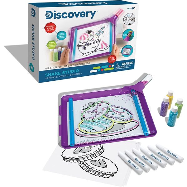 Discovery Toy Art Board Shake And Sprinkle Designer Kit