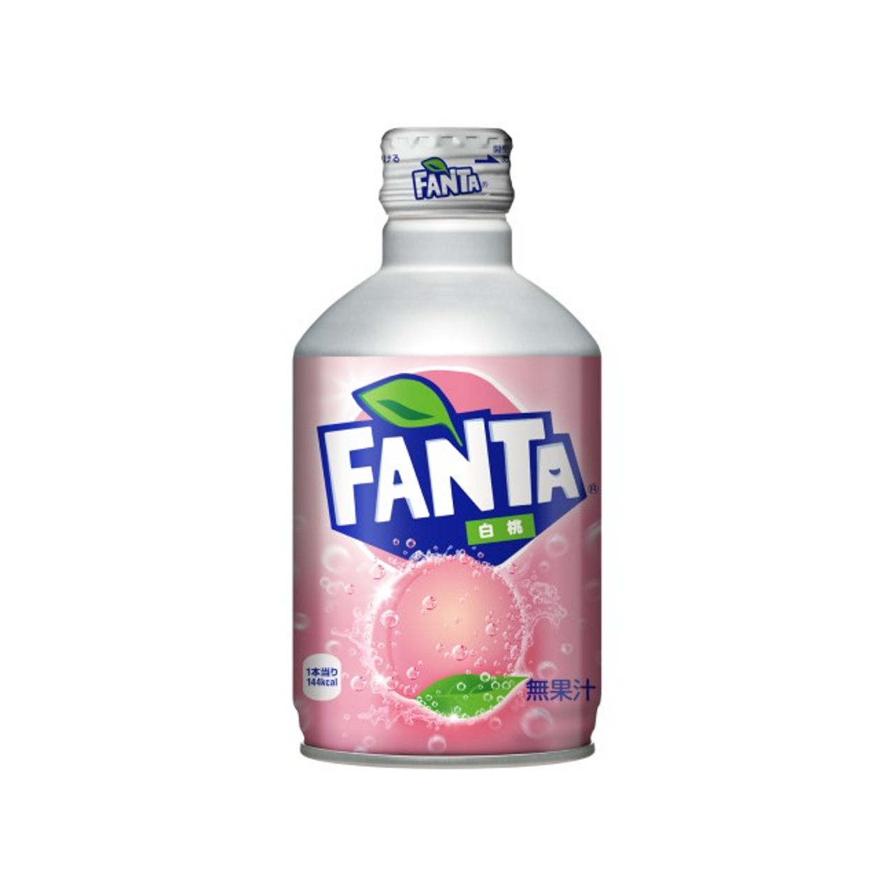 Japanese Fanta White Peach Aluminium Bottle 300ml