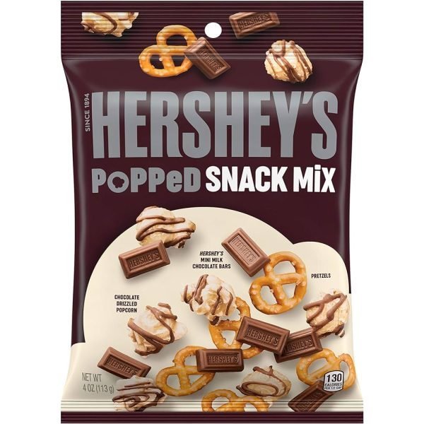 Hershey's Popped Snack Mix Peg Bag 113g