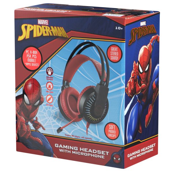 Gaming Headset With Microphone - Spider-Man