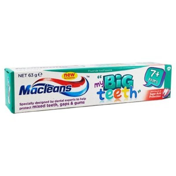 Macleans Kids Toothpaste 63g - Big Teeth 7+