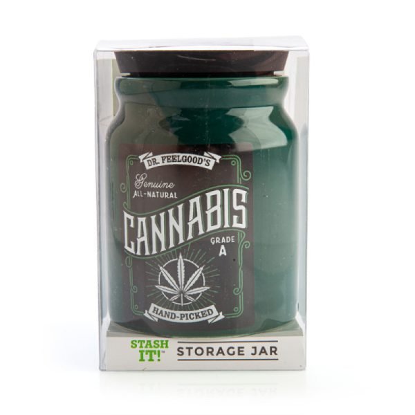 Large Cannabis Stash It! Storage Jar