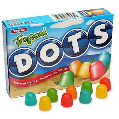 Tootsie Dots Tropical Candy Theatre Box 170g