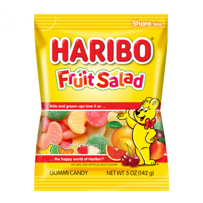 Haribo Fruit Salad Peg Bag 141g