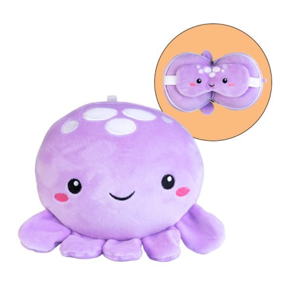 Smoosho's Pals Travel Jellyfish Mask & Pillow