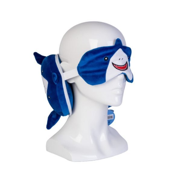 Smoosho's Pals Travel Shark Mask & Pillow