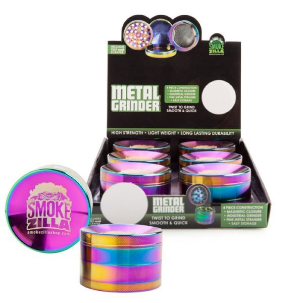 Smokezilla Iridescent Metal Grinder