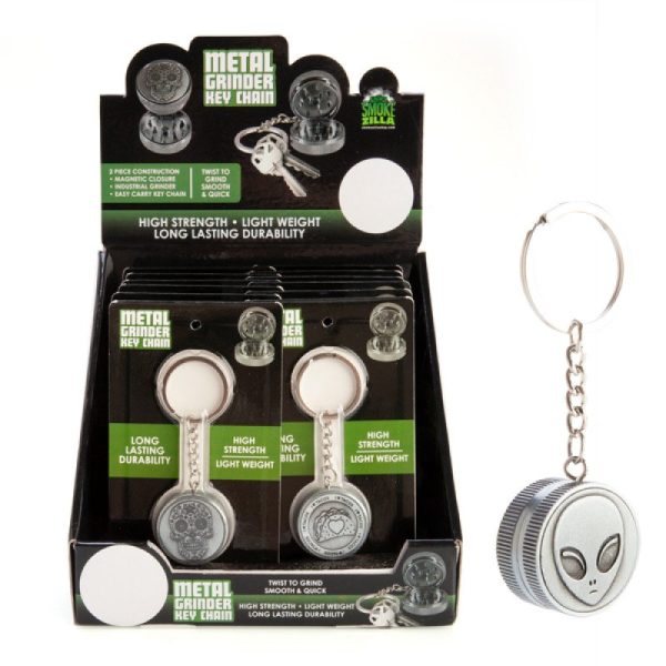 Smokezilla Metal Grinder Keychain