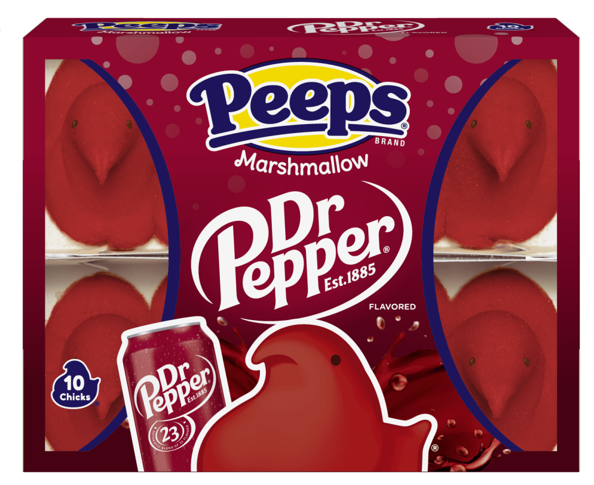 Peeps 10Ct Chicks Dr Pepper Flavor 3oz(85g)