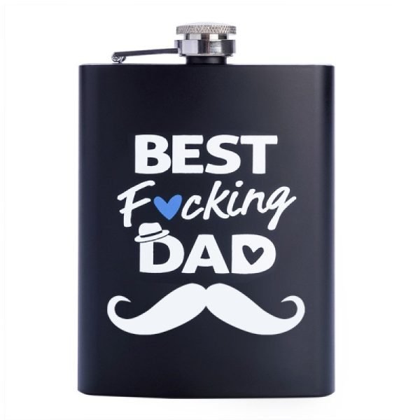 Best F*cking Dad Metal Flask