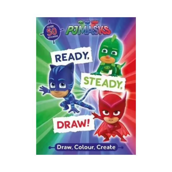 PJ Masks Ready, Steady, Draw! Paperback