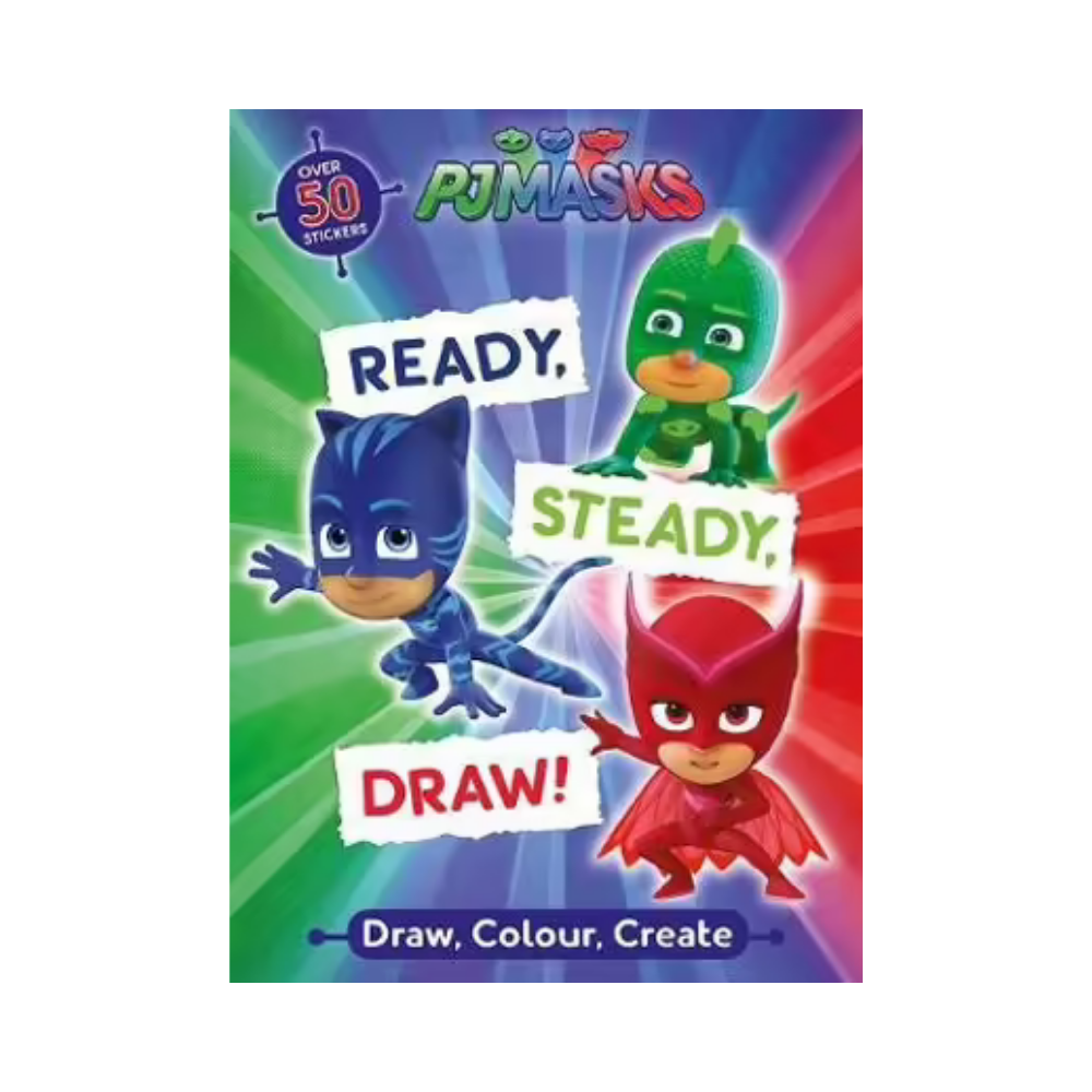 PJ Masks Ready, Steady, Draw! Paperback