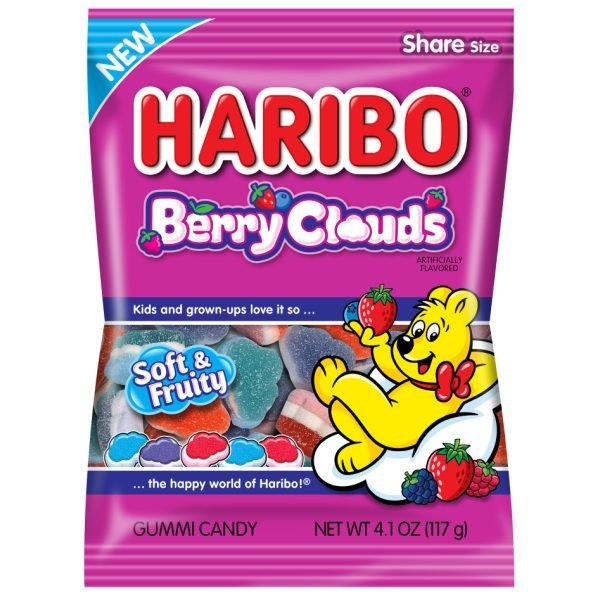 Haribo Berry Clouds Peg Bag 141g