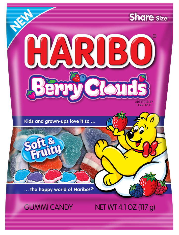 Haribo Berry Clouds Peg Bag 141g