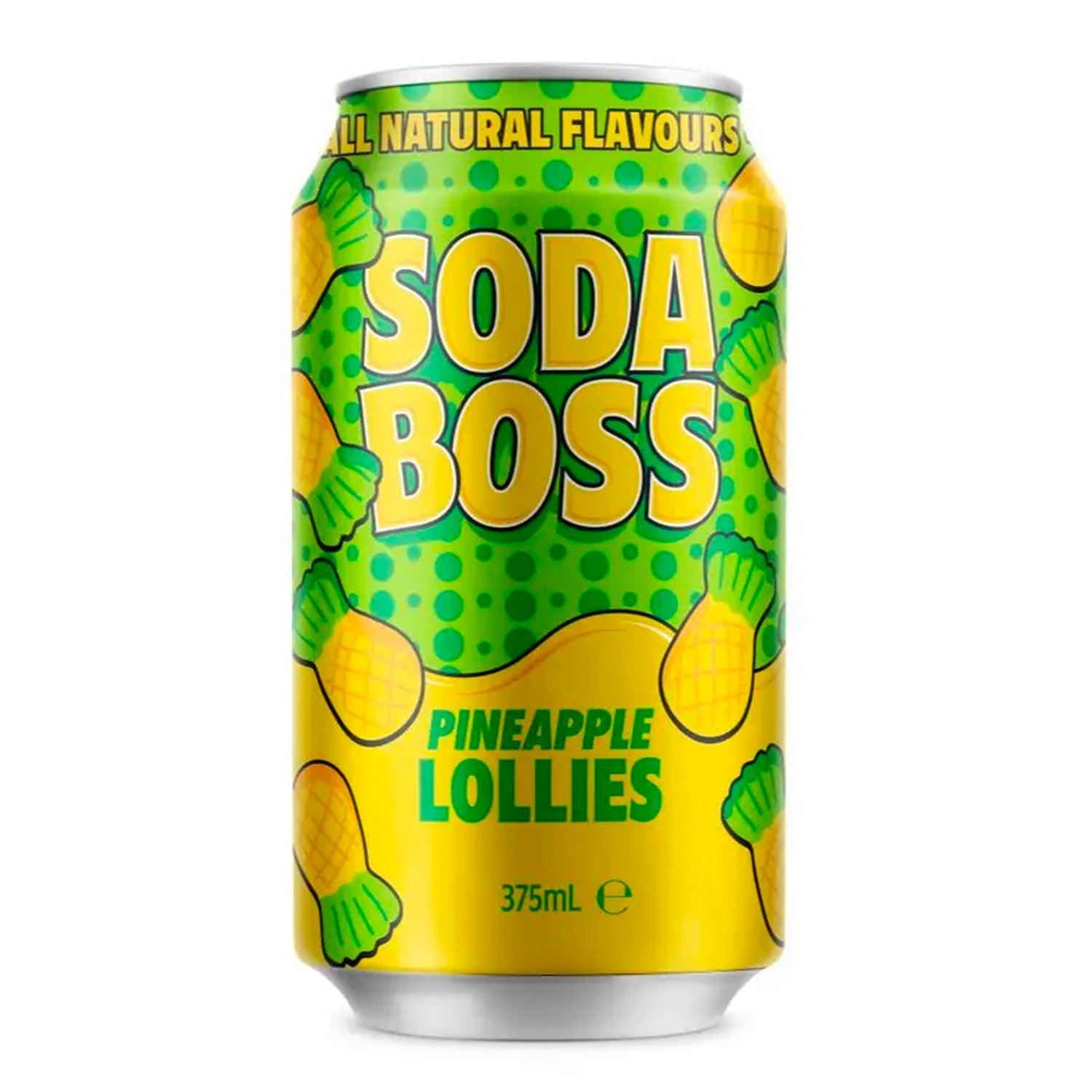 Soda Boss 375ml Cans Pineapple Lollies