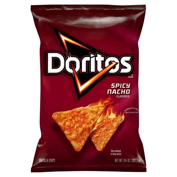 Frito Lay USA Doritos Spicy Nacho Tortilla Chips 198g