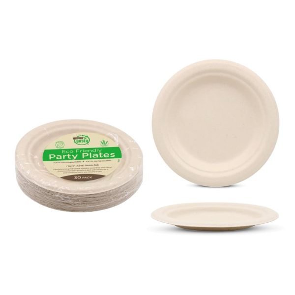 ECO Biodegradable Catering Plates - Round 6