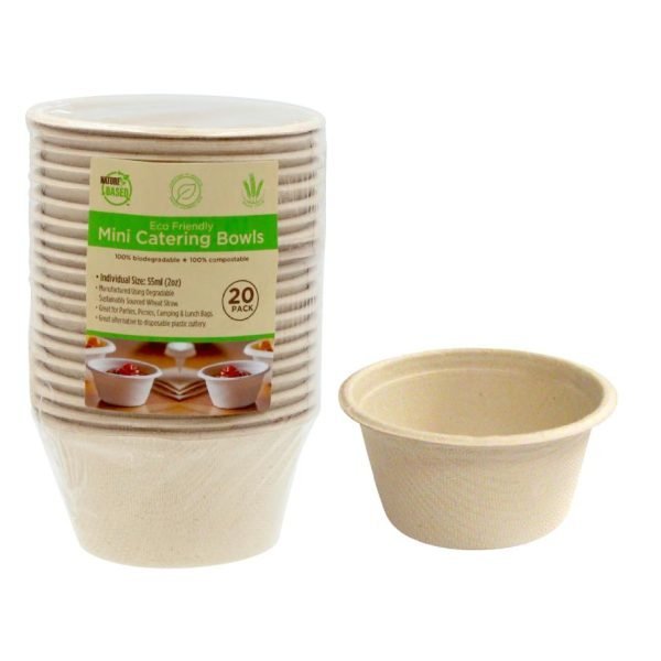 ECO Biodegradable Catering Mini Bowls-55ML-20PK
