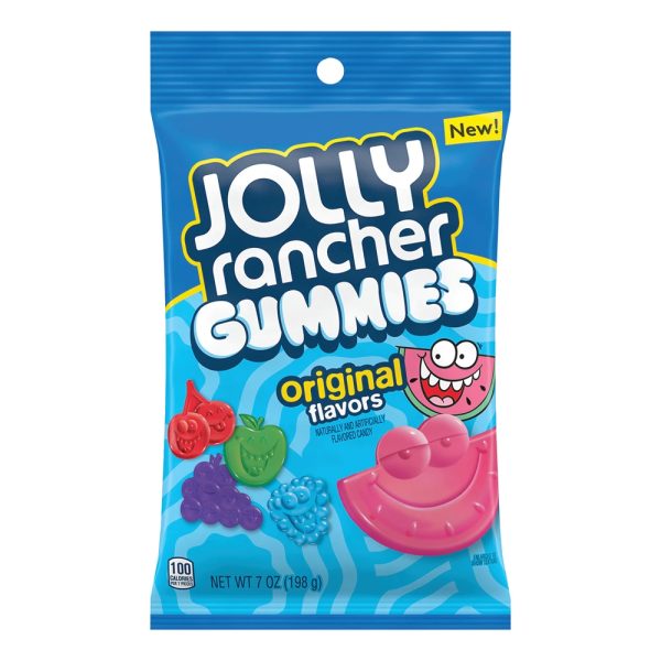 Jolly Rancher Gummies Original Flavors Hang Bag 7oz(198g)