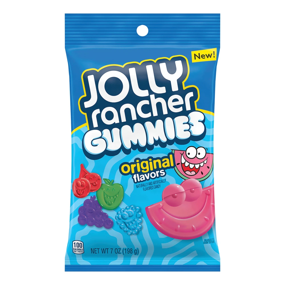 Jolly Rancher Gummies Original Flavors Hang Bag 7oz(198g)